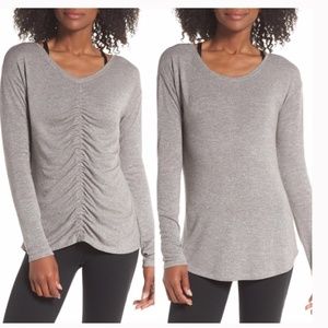 Zella Amara Reversible Ruched Tee